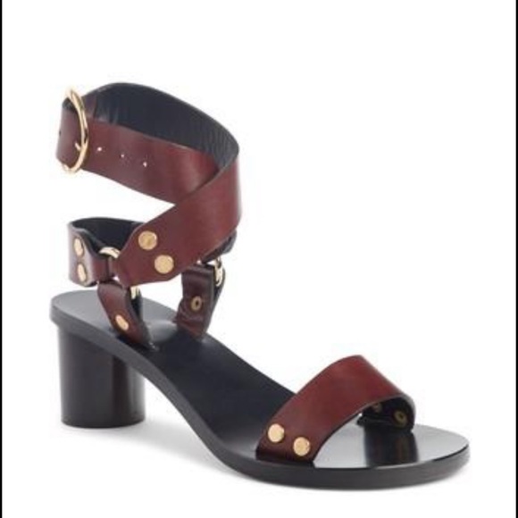 Isabel marant jeyka boho chic studded leather sandals - Picture 1 of 12